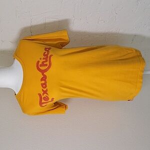 Tumbleweed Texstyles Texas Chica Gold Tshirt Tee Shirt Top Short Sleeve Crew S